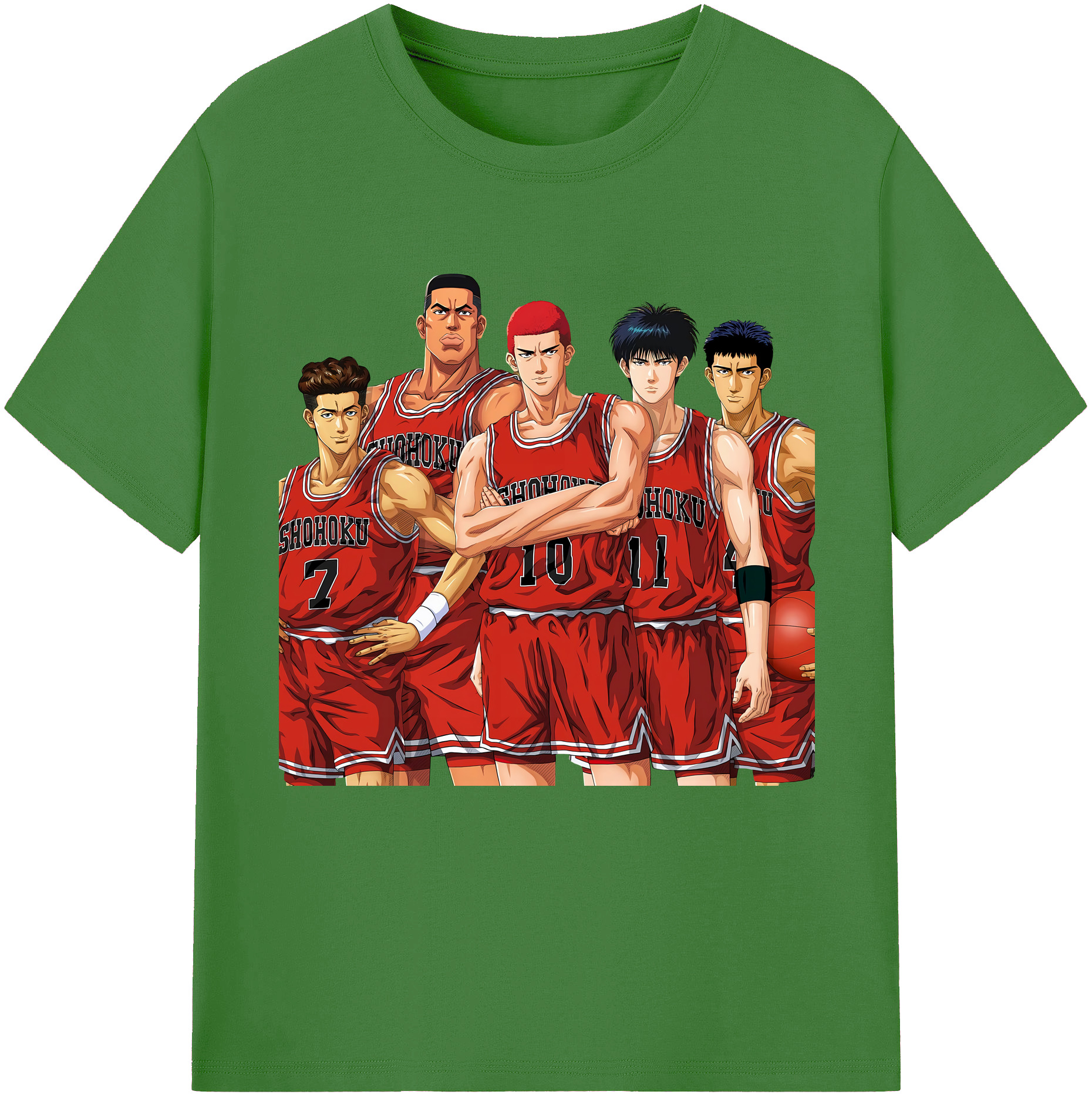 （画像用） SLAM DUNK／スラムダンク レディースカジュアルプリントTシャツ（綿100％）
